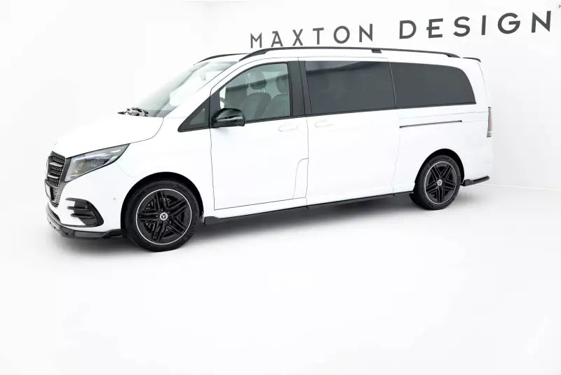 Maxton Design Seitenschweller (Paar) V.2 für Mercedes V-Klasse Extra Lang AMG-Line W447 Hochglanz schwarz – Ansicht 1