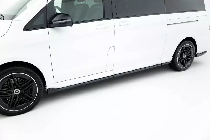Maxton Design Seitenschweller (Paar) V.2 für Mercedes V-Klasse Extra Lang AMG-Line W447 Hochglanz schwarz – Ansicht 3