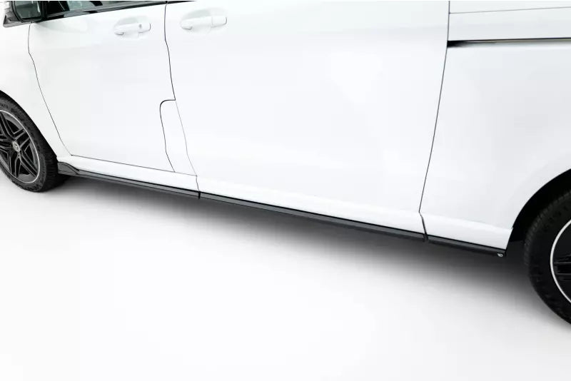 Maxton Design Seitenschweller (Paar) V.2 für Mercedes V-Klasse Extra Lang AMG-Line W447 Hochglanz schwarz – Ansicht 4