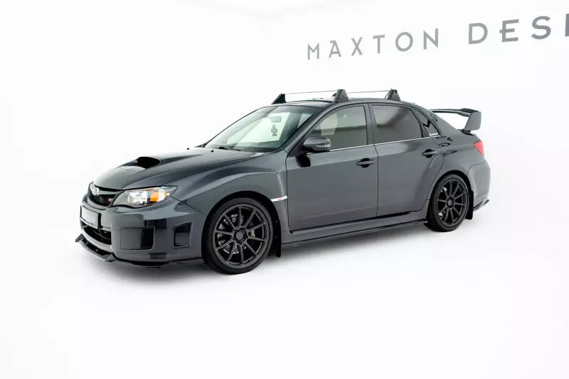 Maxton Design Seitenschweller (Paar) V.2 für Subaru Impreza WRX STI Mk3 Facelift Hochglanz schwarz – Ansicht 1