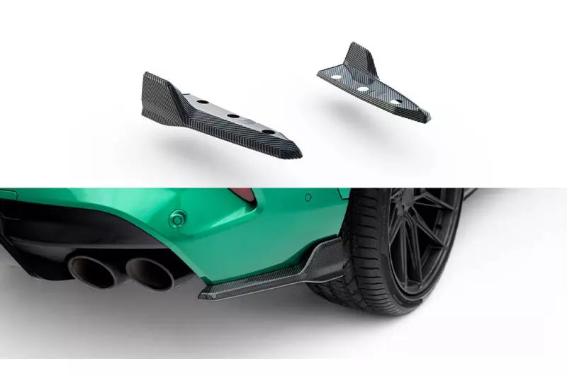 Maxton Design Carbon Diffusor Flaps für BMW X5 M F95 Facelift – Ansicht 2