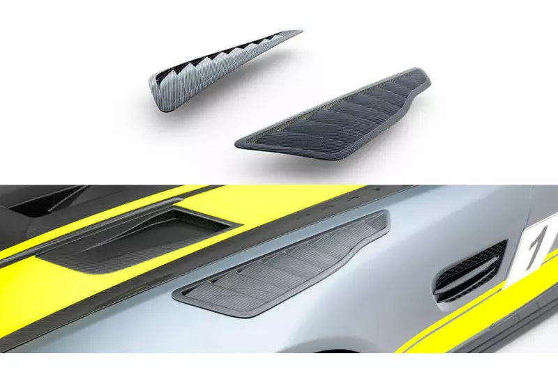 Maxton Design Carbon Lufteinlässe für Mercedes GT C C190 Facelift – Ansicht 2