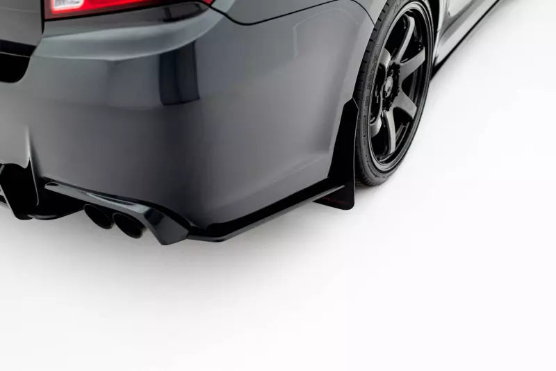 Maxton Design Street Pro Diffusor Flaps für Subaru Impreza WRX STI Mk3 Facelift Schwarz matt – Ansicht 3