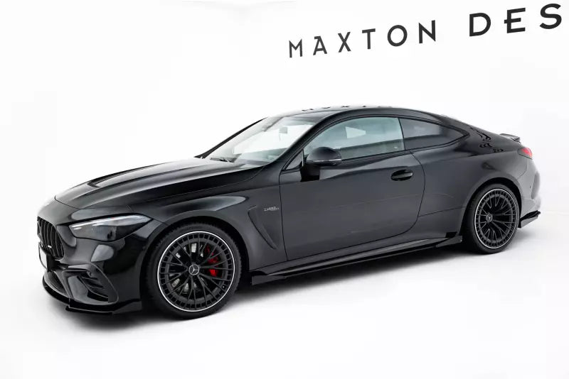 Flaps für Street Pro Seitenschweller von Maxton Design für Mercedes CLE 53 C236 Hochglanz schwarz – Ansicht 3