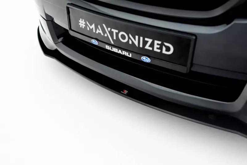 Maxton Design Street Pro Frontlippe für Subaru Impreza WRX STI Mk3 Facelift Schwarz matt – Ansicht 4