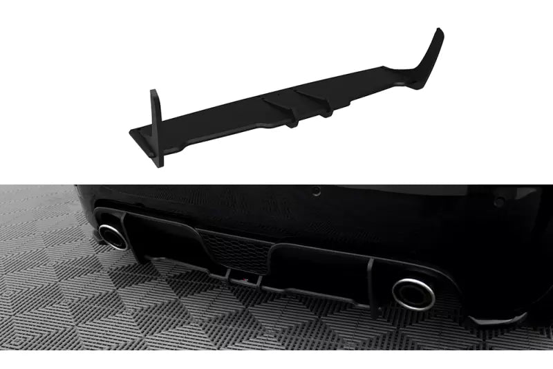 Maxton Design Street Pro Heckdiffusor für Abarth 500 Mk1 Schwarz matt – Ansicht 2
