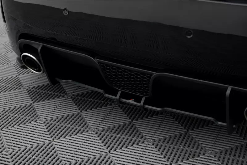 Maxton Design Street Pro Heckdiffusor für Abarth 500 Mk1 Schwarz matt – Ansicht 3