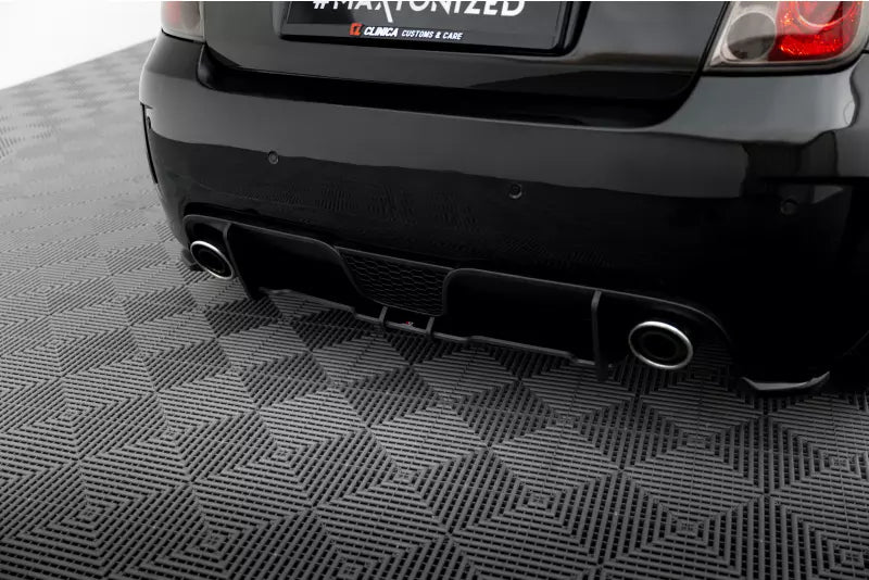Maxton Design Street Pro Heckdiffusor für Abarth 500 Mk1 Schwarz matt – Ansicht 4