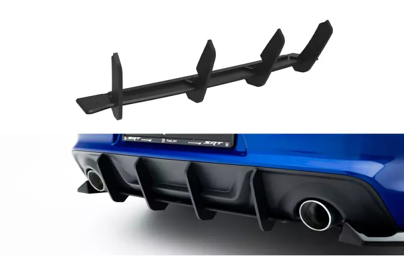 Maxton Design Street Pro Heckdiffusor für Dodge Charger RT Scat Pack Widebody Mk3 Facelift Schwarz matt – Ansicht 2