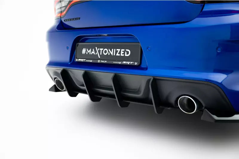 Maxton Design Street Pro Heckdiffusor für Dodge Charger RT Scat Pack Widebody Mk3 Facelift Schwarz matt – Ansicht 4