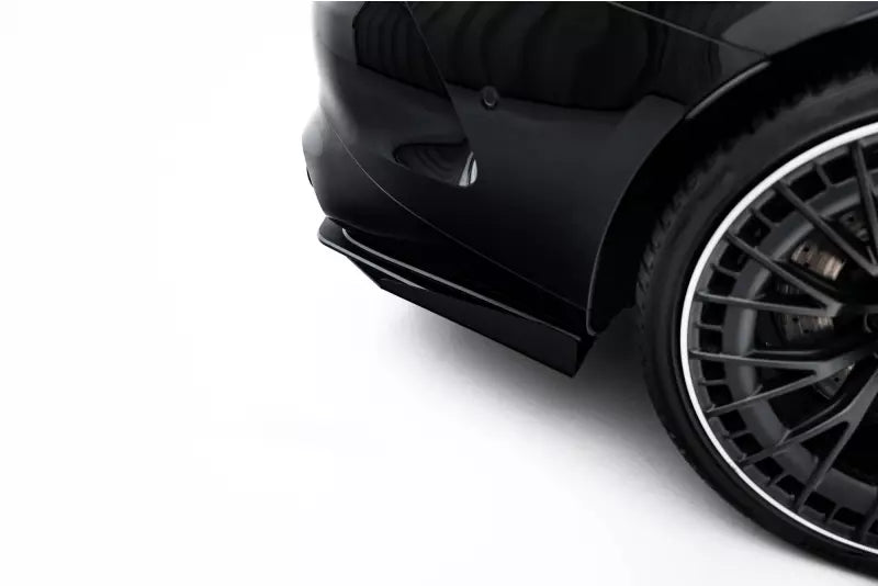 Maxton Design Street Pro Heckdiffusor für Mercedes CLE 53 C236 Schwarz mit Hochglanz Flaps – Ansicht 1