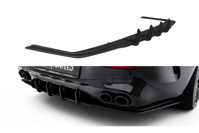 Maxton Design Street Pro Heckdiffusor für Mercedes CLE 53 C236 Schwarz matt – Ansicht 2