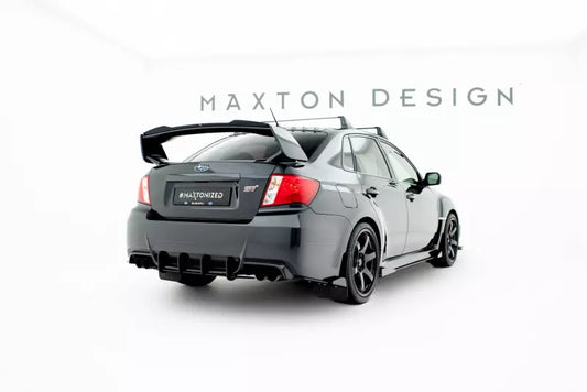 Maxton Design Street Pro Heckdiffusor für Subaru Impreza WRX STI Mk3 Facelift Schwarz matt – Ansicht 1