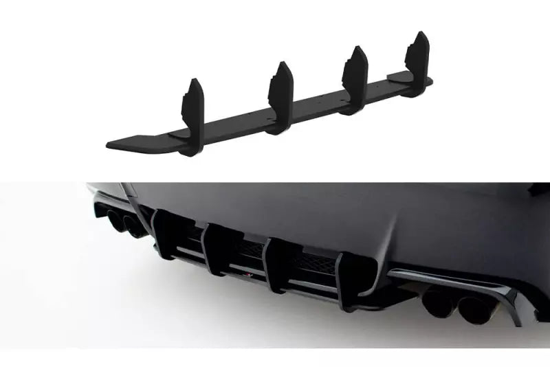 Maxton Design Street Pro Heckdiffusor für Subaru Impreza WRX STI Mk3 Facelift Schwarz matt – Ansicht 2