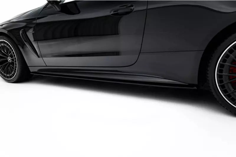 Maxton Design Street Pro Seitenschweller (Paar) für Mercedes CLE 53 C236 Schwarz matt – Ansicht 1