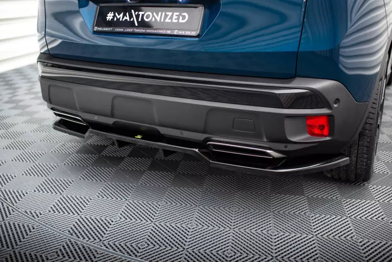 Maxton Design Heckdiffusor für Peugeot 3008 GT-Line Mk2 Facelift Hochglanz schwarz – Ansicht 1