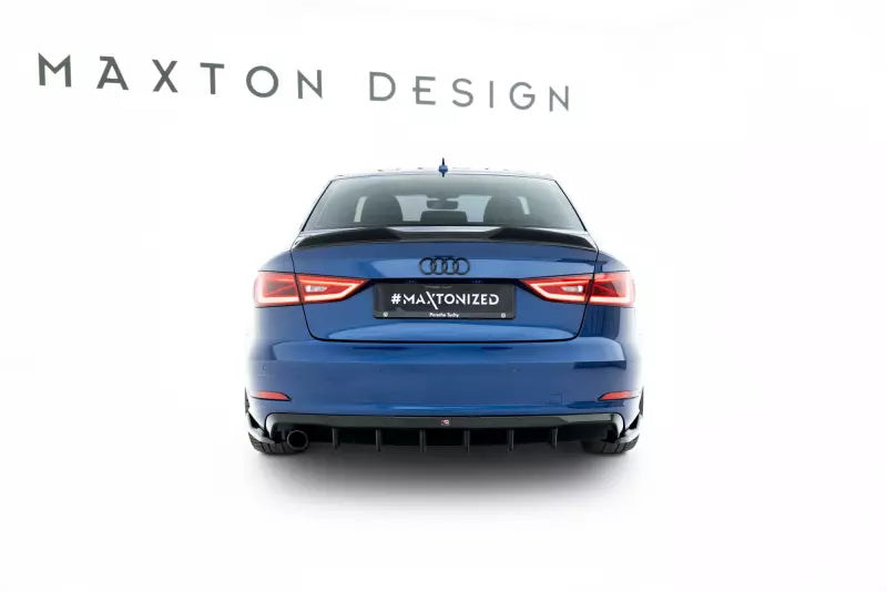 Maxton Design Heckdiffusor V.1 für Audi A3 Limousine 8V Hochglanz schwarz – Ansicht 2