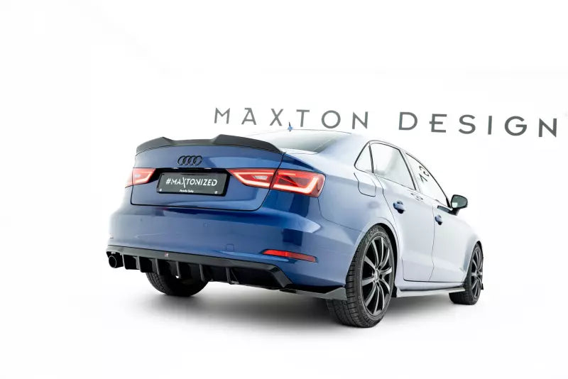 Maxton Design Heckdiffusor V.1 für Audi A3 Limousine 8V Hochglanz schwarz – Ansicht 4