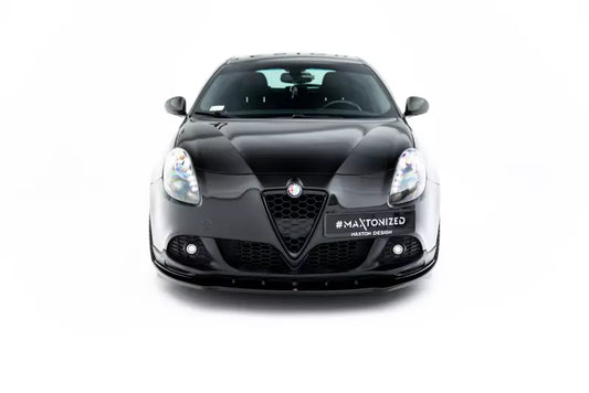 Maxton Design Frontlippe für Alfa Romeo Giulietta Zender Hochglanz schwarz – Ansicht 1