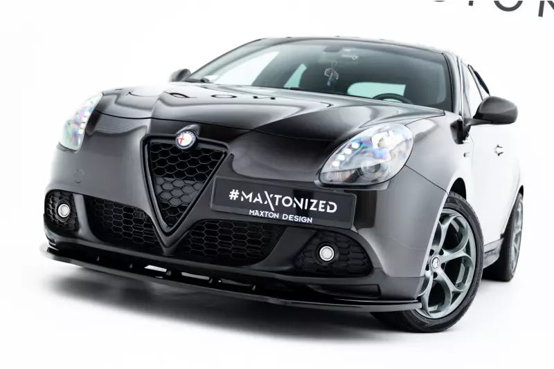 Maxton Design Frontlippe für Alfa Romeo Giulietta Zender Hochglanz schwarz – Ansicht 2