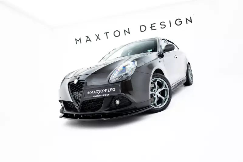 Maxton Design Frontlippe für Alfa Romeo Giulietta Zender Hochglanz schwarz – Ansicht 3