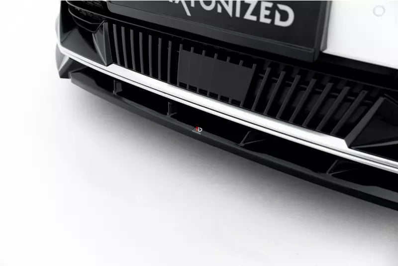 Maxton Design Frontlippe für Kia EV6 Mk1 Hochglanz schwarz – Ansicht 3