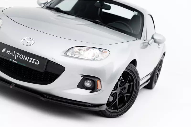 Maxton Design Frontlippe für Mazda MX-5 Mk3 Facelift Hochglanz schwarz – Ansicht 1