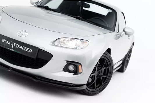 Maxton Design Frontlippe für Mazda MX-5 Mk3 Facelift Hochglanz schwarz – Ansicht 1