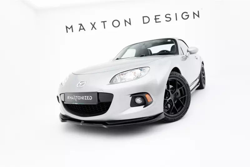 Maxton Design Frontlippe für Mazda MX-5 Mk3 Facelift Hochglanz schwarz – Ansicht 4