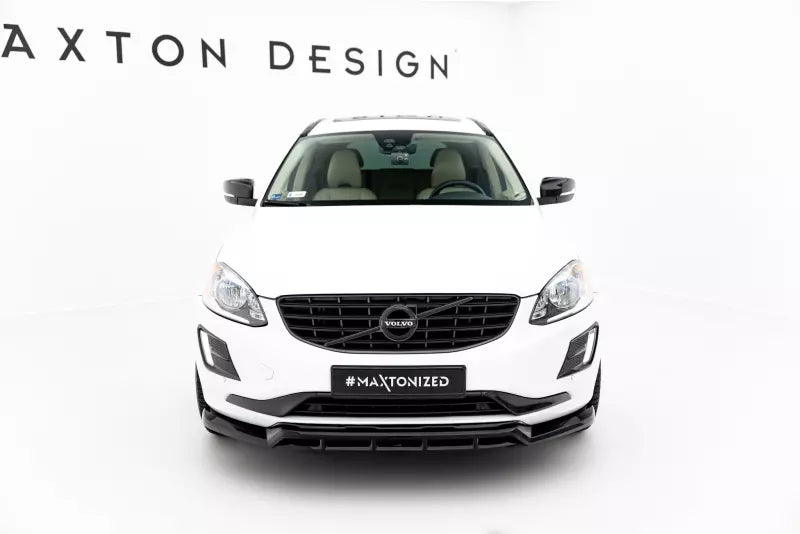Maxton Design Frontlippe für Volvo XC60 Mk1 Facelift Hochglanz schwarz – Ansicht 2