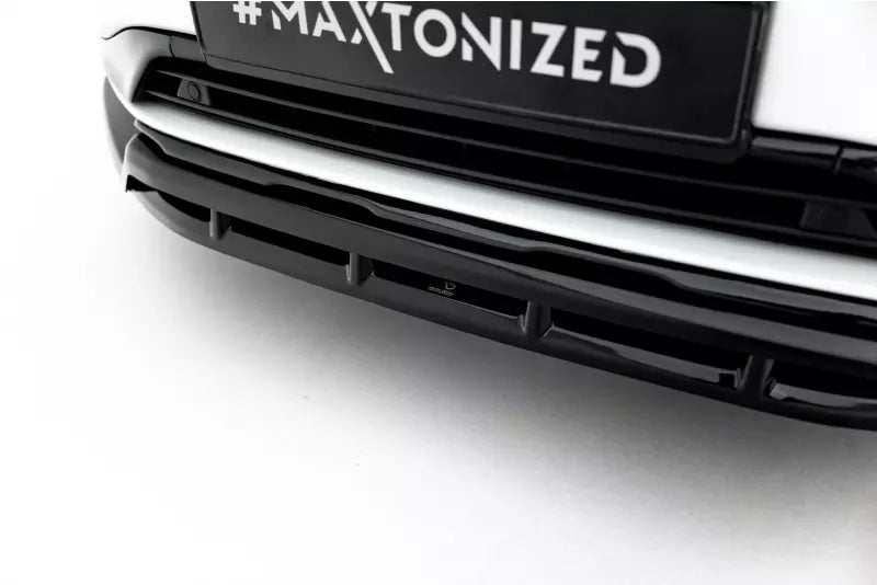 Maxton Design Frontlippe für Volvo XC60 Mk1 Facelift Hochglanz schwarz – Ansicht 3