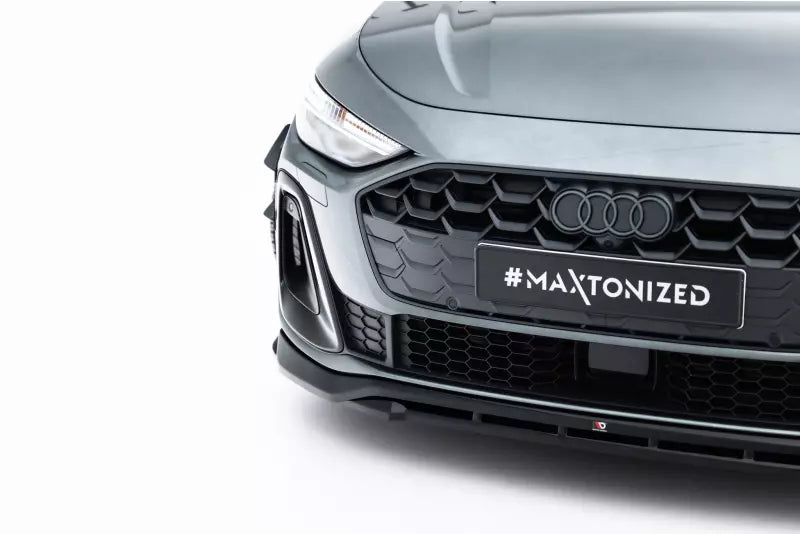 Maxton Design Frontlippe V.1 für Audi A5 S-Line / S5 Limousine / Avant B10 Hochglanz schwarz – Ansicht 4