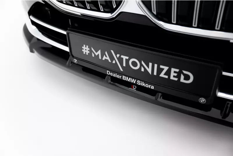 Maxton Design Frontlippe V.1 für BMW 7er G70 Hochglanz schwarz – Ansicht 3