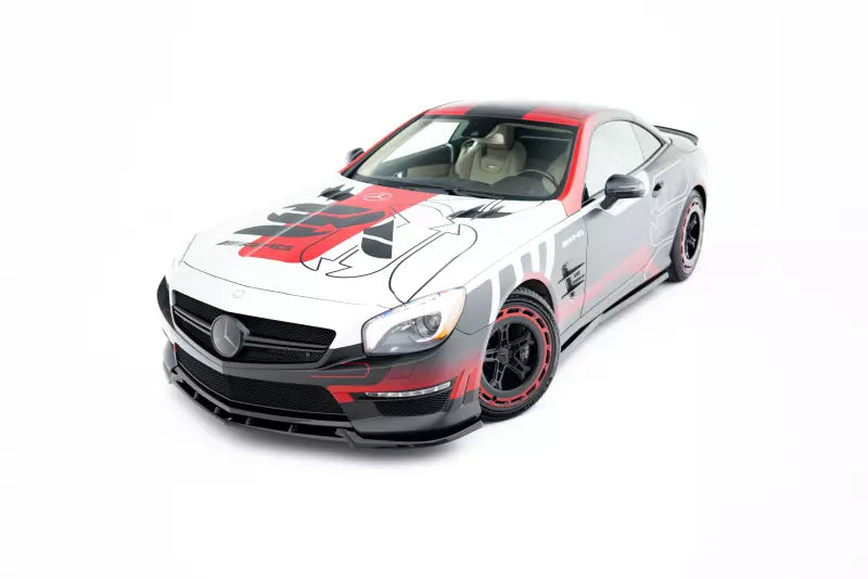 Maxton Design Frontlippe V.1 für Mercedes SL 63 AMG R231 Hochglanz schwarz – Ansicht 1