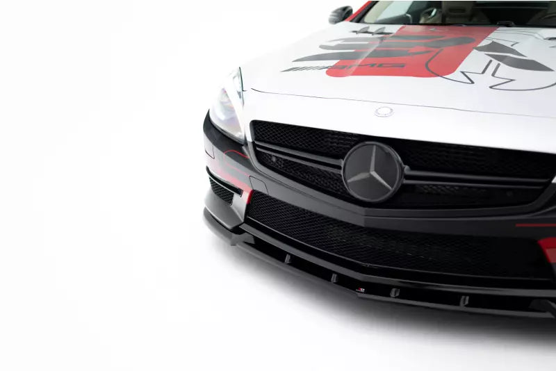 Maxton Design Frontlippe V.1 für Mercedes SL 63 AMG R231 Hochglanz schwarz – Ansicht 3