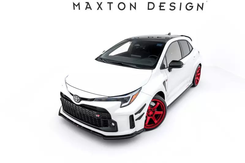 Maxton Design Frontlippe V.1 für Toyota GR Corolla Mk12 Hochglanz schwarz – Ansicht 3