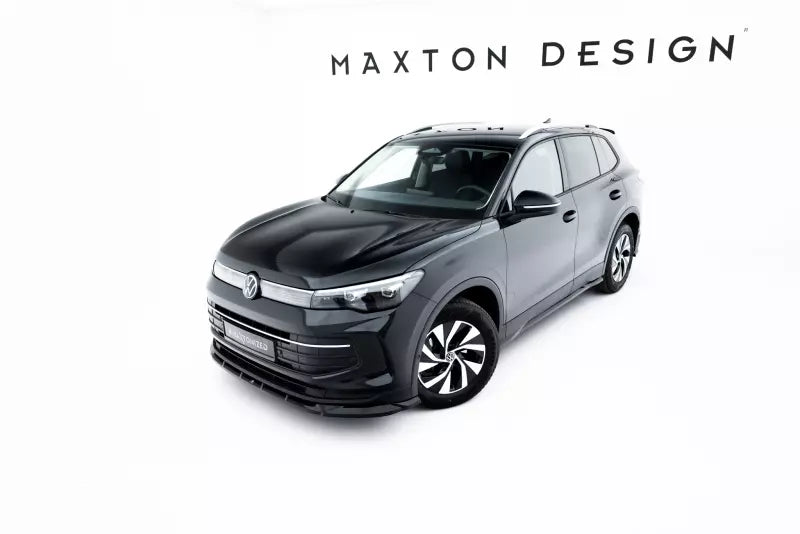 Maxton Design Frontlippe V.1 für VW Tiguan Mk3 Hochglanz schwarz – Ansicht 2