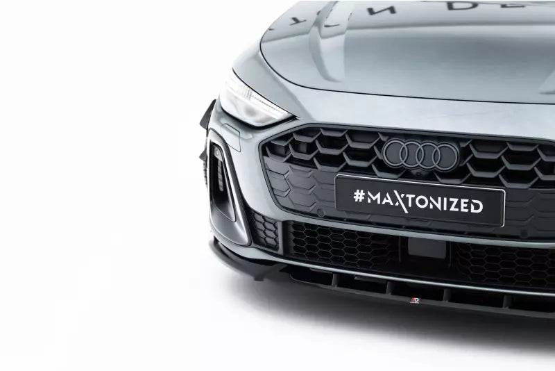 Maxton Design Frontlippe V.2 für Audi A5 S-Line / S5 Limousine / Avant B10 Hochglanz schwarz – Ansicht 3
