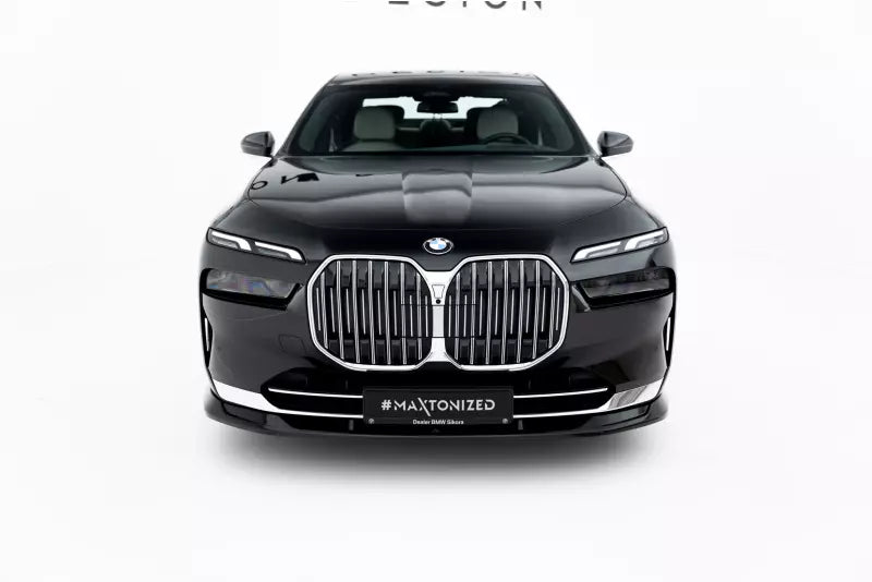 Maxton Design Frontlippe V.2 für BMW 7er G70 Hochglanz schwarz – Ansicht 1