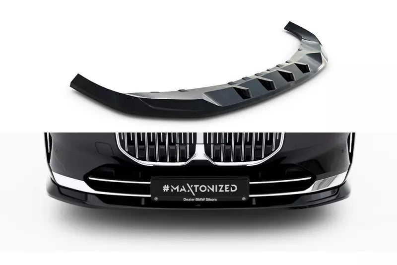 Maxton Design Frontlippe V.2 für BMW 7er G70 Hochglanz schwarz – Ansicht 2