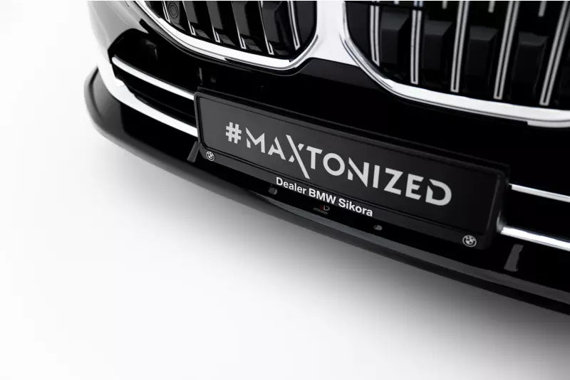 Maxton Design Frontlippe V.2 für BMW 7er G70 Hochglanz schwarz – Ansicht 3
