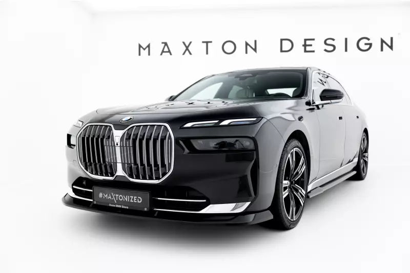 Maxton Design Frontlippe V.2 für BMW 7er G70 Hochglanz schwarz – Ansicht 4