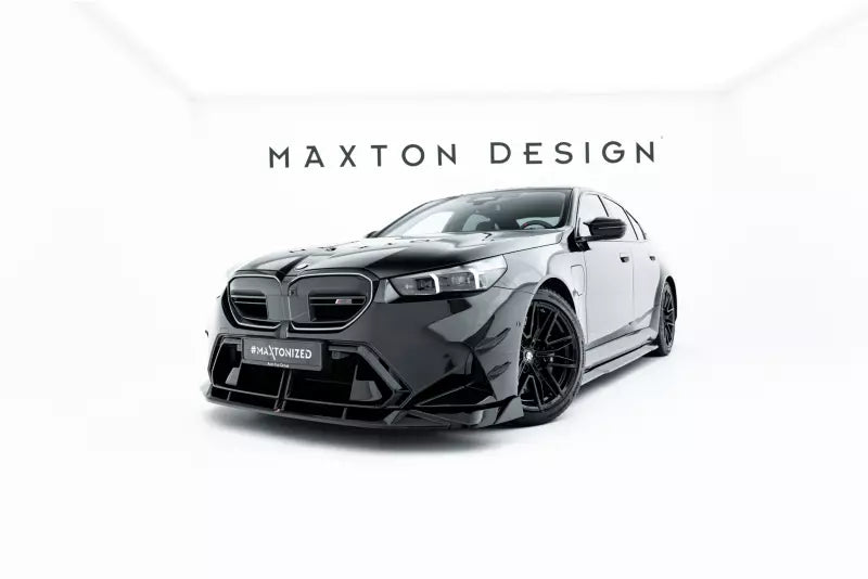 Maxton Design Frontlippe V.2 für BMW M5 Limousine / Touring G90 / G91 Hochglanz schwarz – Ansicht 1