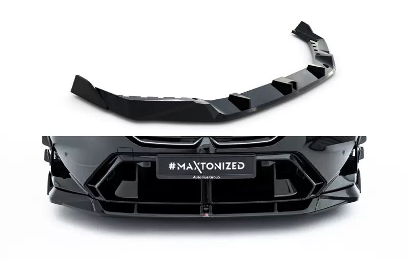 Maxton Design Frontlippe V.2 für BMW M5 Limousine / Touring G90 / G91 Hochglanz schwarz – Ansicht 2