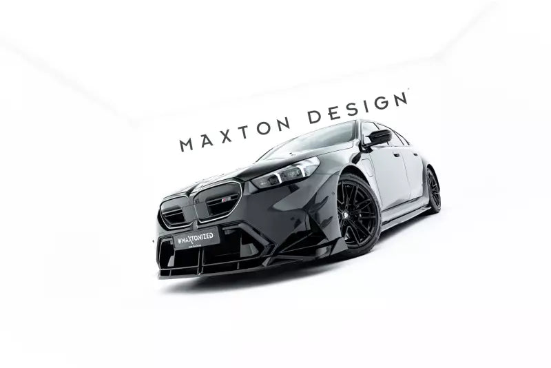 Maxton Design Frontlippe V.2 für BMW M5 Limousine / Touring G90 / G91 Hochglanz schwarz – Ansicht 3