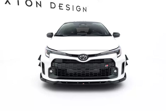 Maxton Design Frontlippe V.2 für Toyota GR Corolla Mk12 Hochglanz schwarz – Ansicht 1