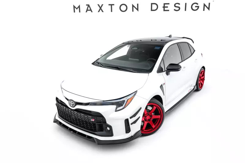 Maxton Design Frontlippe V.2 für Toyota GR Corolla Mk12 Hochglanz schwarz – Ansicht 4
