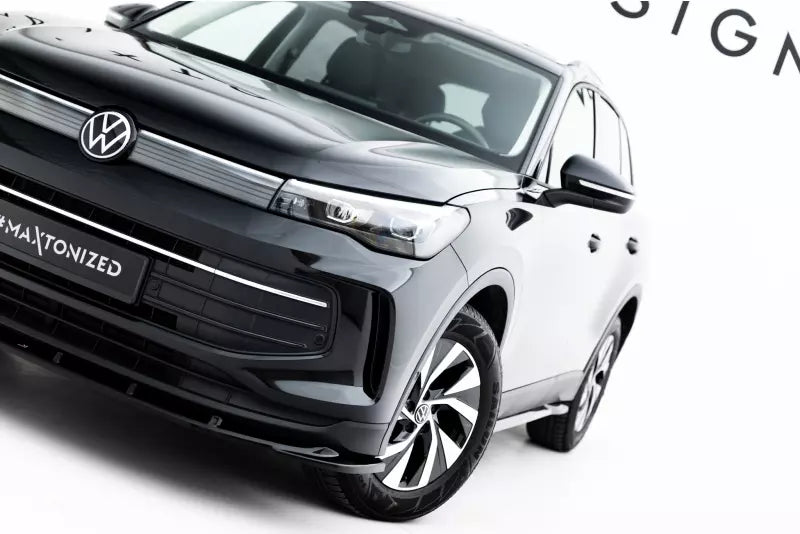 Maxton Design Frontlippe V.2 für VW Tiguan Mk3 Hochglanz schwarz – Ansicht 1