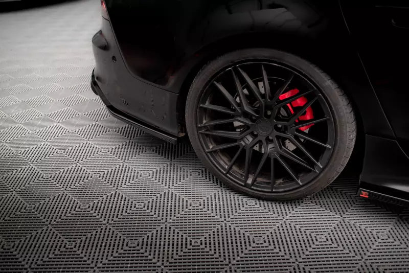 Maxton Design Diffusor Flaps für Audi A7 S-Line C7 Hochglanz schwarz – Ansicht 1