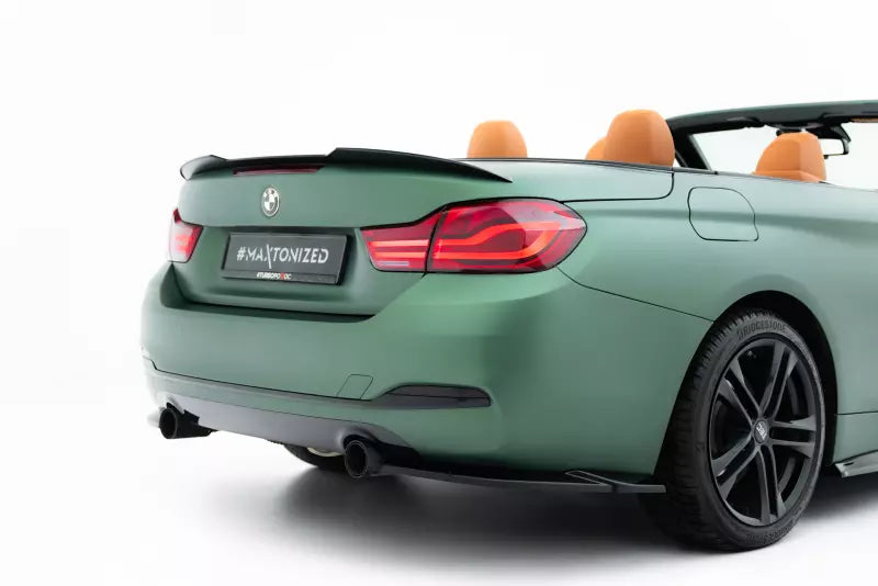 Maxton Design Diffusor Flaps für BMW 4er Cabrio / Coupe F33 / F32 Hochglanz schwarz – Ansicht 2
